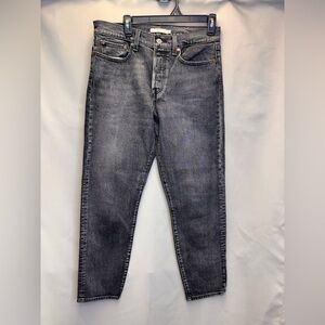 Levi’ s Premium Women’s 30X28 Vintage Black Wedgie Denim Button Fly Jeans